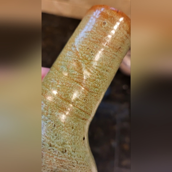 Antique Handmade Pine State Pottery of Sanford, NC Walter Owen Bottle Vase - Picture 13 of 13